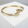 18 karaat gouden citrien en diamant armband