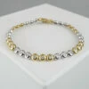 Bicolor tennisarmband met diamanten