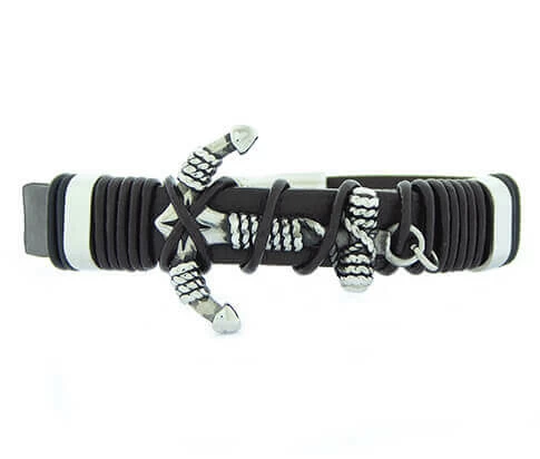 Christian Crossbow Black Bracelet