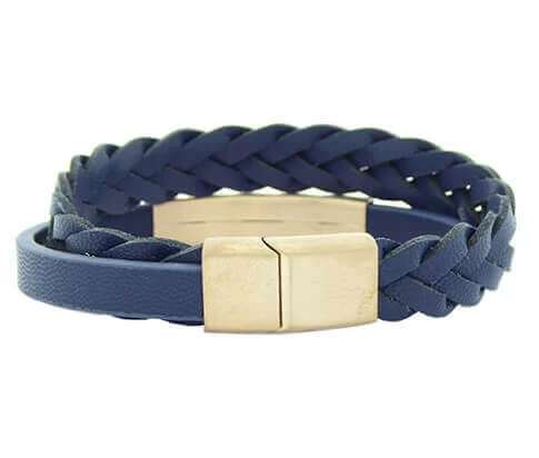 Christian Double Blue Bracelet