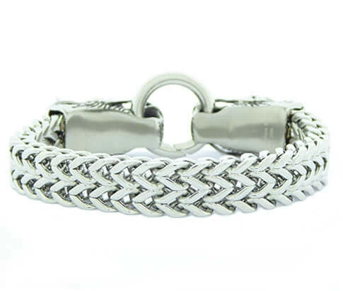 Christian Dragon Bracelet Steel