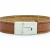 Christian Leather Brown Bracelet