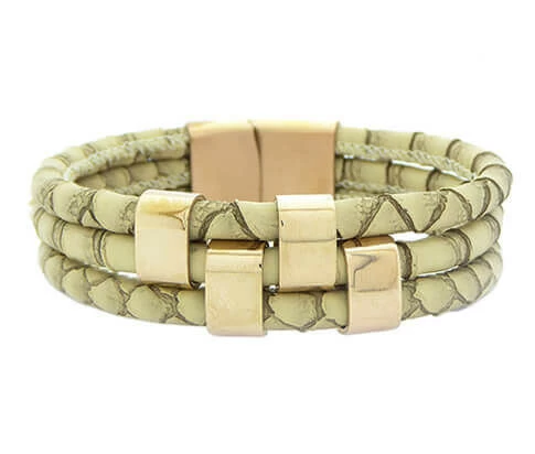 Christian Snake Green Bracelet