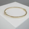 Geel gouden 14 karaat slavenarmband