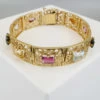 Gouden armband met edelstenen