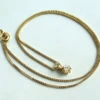 Gouden collier en diamanten hanger