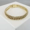 Gouden gevlochten armband