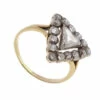 Gouden ring met Triangle diamanten