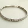 Wit gouden zirkonia schakelarmband