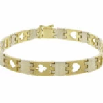 Gouden poker armband