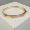 14 karaat geel gouden zirkonia armband
