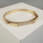 14 karaat geel gouden zirkonia armband 14 karaat geel gouden zirkonia armband