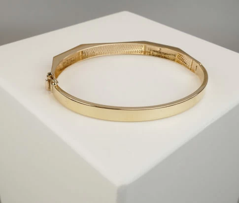 14 karaat geel gouden zirkonia armband