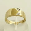 14 karaat gouden diamanten ring
