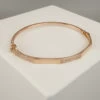 14 karaat rose armband met zirkonia