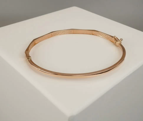 14 karaat rose armband met zirkonia
