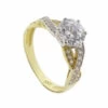 Christian ring met zirkonia