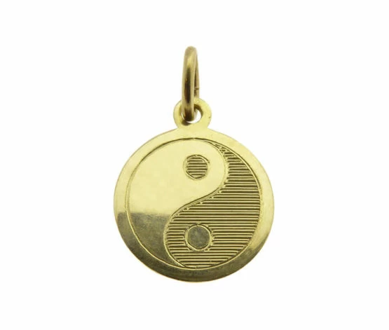 Gouden Yin Yang hanger Gouden Yin Yang hanger
