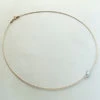 Spang collier met kwarts hanger