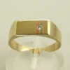 Tricolor diamanten ring