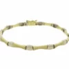 Christian schakelarmband bicolor