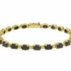 Gouden armband met saffier