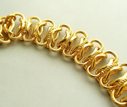 22 karaat geel gouden collier