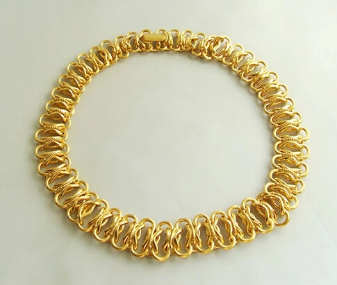 22 karaat geel gouden collier