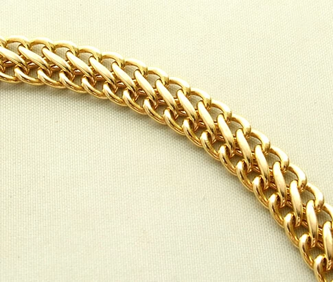 14 karaat occasion gouden schakelarmband