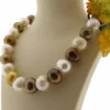 Christian gekleurde parel collier