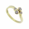 Christian ring met 4 zirkonia