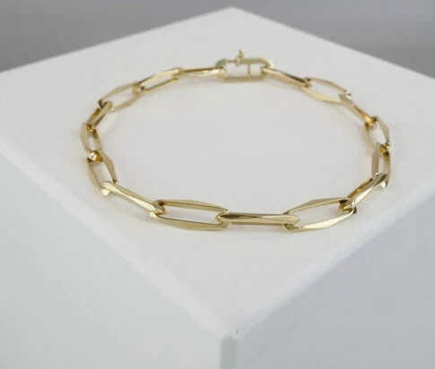 Geel gouden closed forever armband