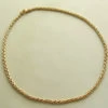 Geel gouden vossenstaart collier