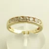 Occasion geel gouden diamanten ring