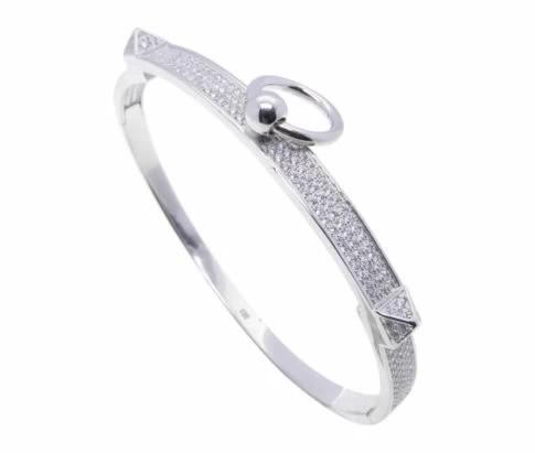 Zilveren Christian slavenarmband