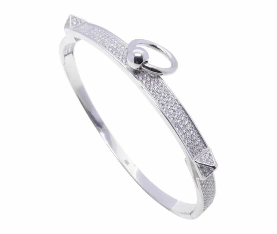 Zilveren Christian slavenarmband