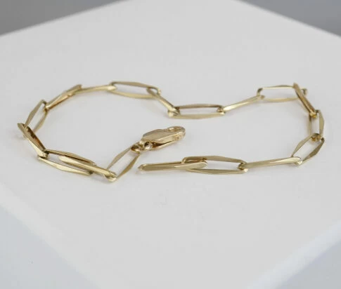 14 karaat gouden closed forever armband