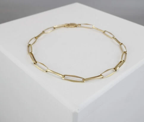 14 karaat gouden closed forever armband