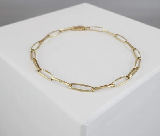 14 karaat gouden closed forever armband
