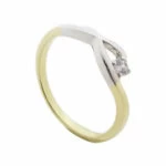 Atelier Christian bicolor ring met briljant Atelier Christian bicolor ring met briljant