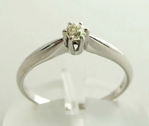 Christian 14 karaat wit gouden diamanten ring