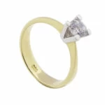 Christian gouden ring met zirkonia