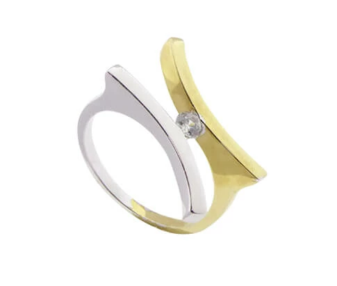 Atelier Christian bicolor gouden fantasie ring