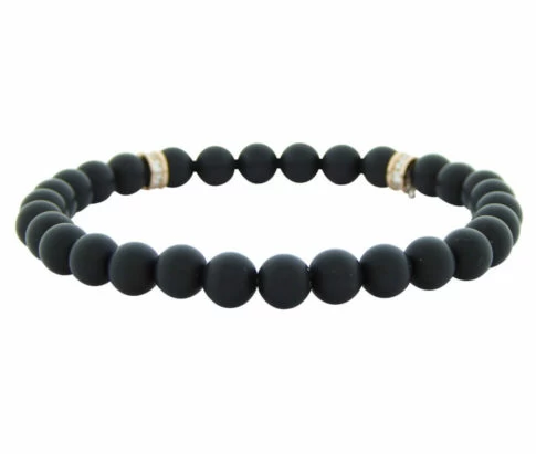 Christian Hematite Beads Bracelet