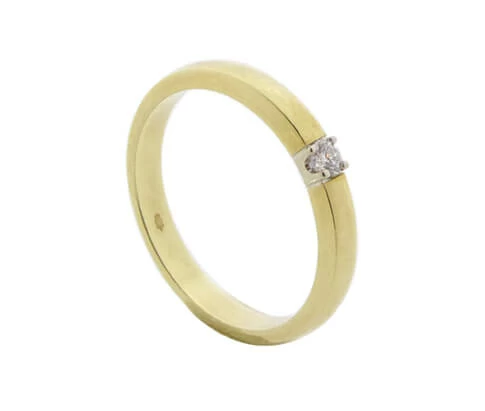 Christian bicolor gouden ring