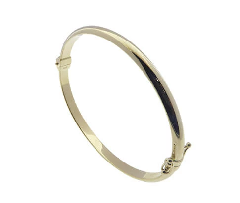 Christian geel gouden slavenarmband