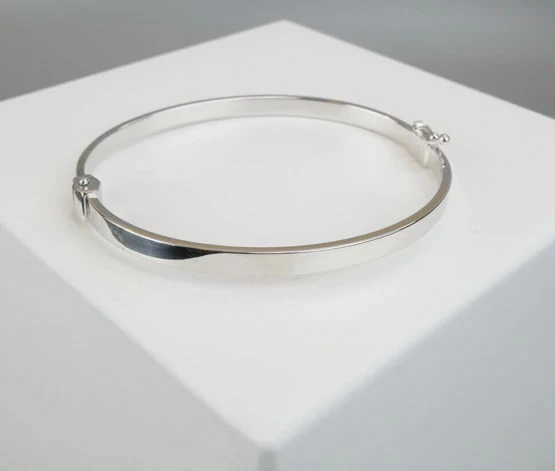 Wit gouden Christian slavenarmband