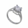 Wit gouden Swarovski zirconia entourage ring