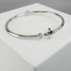 Wit gouden zirkonia slavenarmband