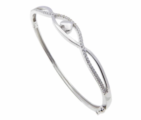 Christian harten zirkonia slavenarmband